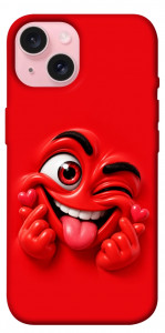 Чехол Червоний-сердцеїд для iPhone 15
