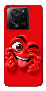 Чохол Червоний-сердцеїд для Xiaomi 13T