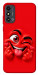 Чохол Червоний-сердцеїд для ZTE Blade A53