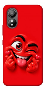 Чехол Червоний-сердцеїд для ZTE Blade L220