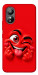 Чехол Червоний-сердцеїд для ZTE Blade L220