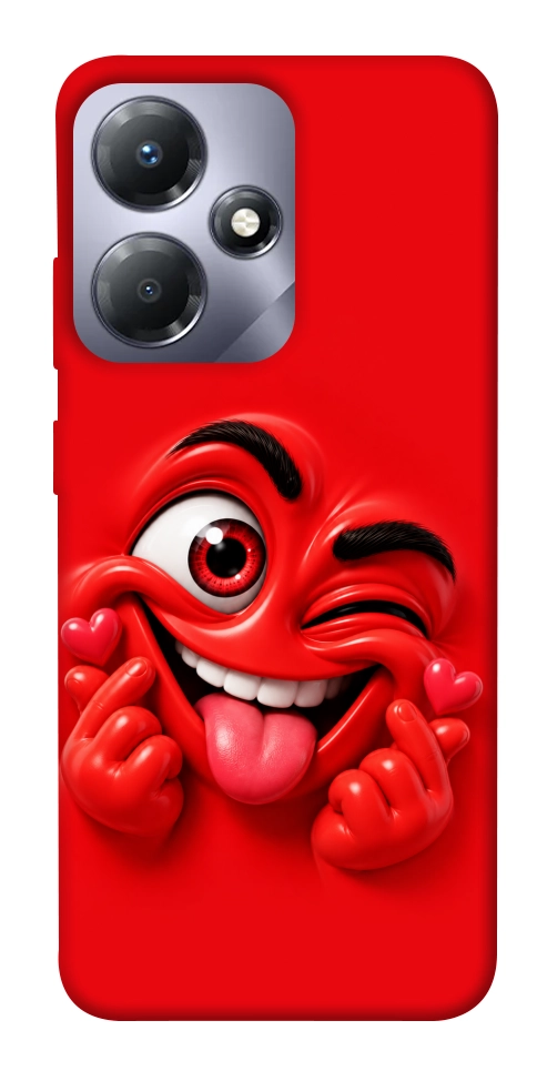 Чехол Червоний-сердцеїд для Infinix Hot 30 Play
