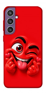 Чехол Червоний-сердцеїд для Galaxy S23 FE