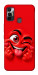 Чохол Червоний-сердцеїд для TECNO Spark 7