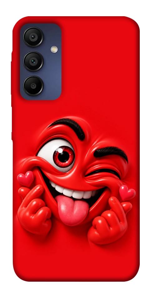 Чехол Червоний-сердцеїд для Galaxy A15
