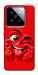Чохол Червоний-сердцеїд для Xiaomi 14 Pro