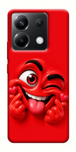 Чохол Червоний-сердцеїд для Xiaomi Poco X6