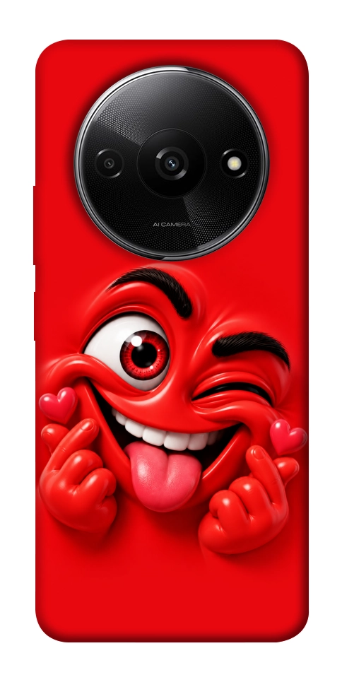 Чохол Червоний-сердцеїд для Xiaomi Redmi A3