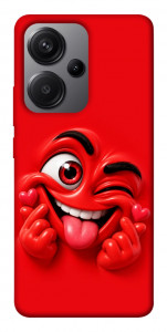 Чохол Червоний-сердцеїд для Xiaomi Redmi Note 13 Pro+