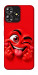Чохол Червоний-сердцеїд для ZTE Blade A73 4G