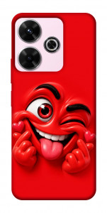 Чехол Червоний-сердцеїд для Xiaomi Redmi 13 4G
