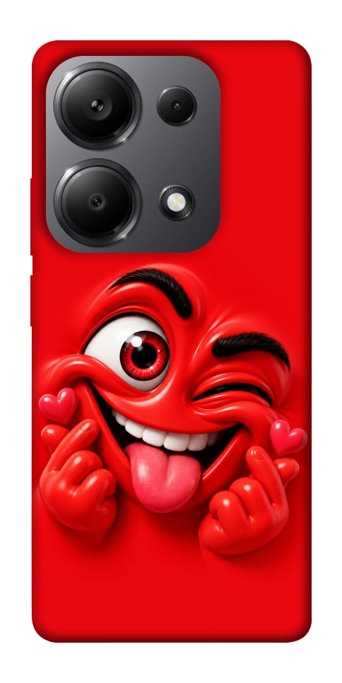 Чехол Червоний-сердцеїд для Xiaomi Redmi Note 13 Pro 5G