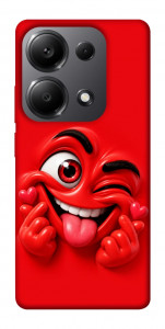 Чехол Червоний-сердцеїд для Xiaomi Redmi Note 13 Pro 5G