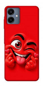 Чехол Червоний-сердцеїд для Galaxy A06