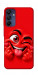 Чохол Червоний-сердцеїд для Galaxy A16 5G