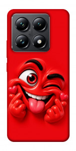 Чохол Червоний-сердцеїд для Xiaomi 14T Pro