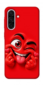 Чехол Червоний-сердцеїд для Galaxy A36 5G