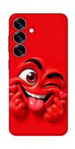 Чехол Червоний-сердцеїд для Galaxy S25+