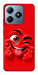 Чохол Червоний-сердцеїд для Realme C63 4G