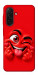 Чохол Червоний-сердцеїд для Galaxy A26 5G