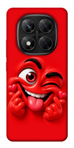 Чохол Червоний-сердцеїд для Xiaomi Redmi Note 14 Pro 5G