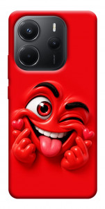 Чехол Червоний-сердцеїд для Xiaomi Redmi Note 14 4G (Int. version)