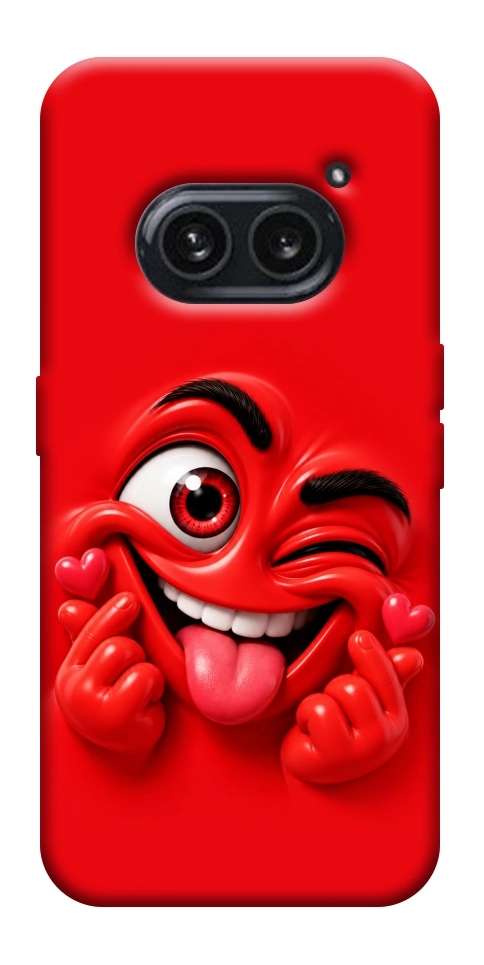 Чохол Червоний-сердцеїд для Nothing Phone (2a)