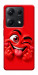 Чехол Червоний-сердцеїд для Xiaomi Redmi Note 14S