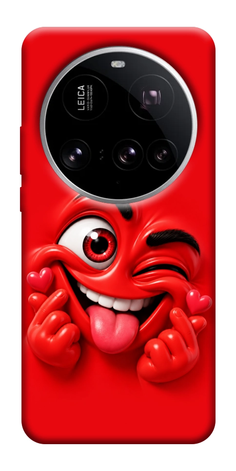 Чехол Червоний-сердцеїд для Xiaomi 15 Ultra