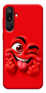 Чехол Червоний-сердцеїд для Galaxy M16 5G