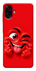 Чохол Червоний-сердцеїд для Galaxy A07
