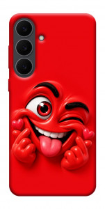 Чехол Червоний-сердцеїд для Galaxy S25 FE