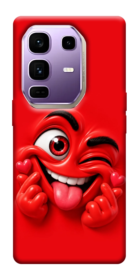 Чехол Червоний-сердцеїд для Infinix Note 50 Pro+