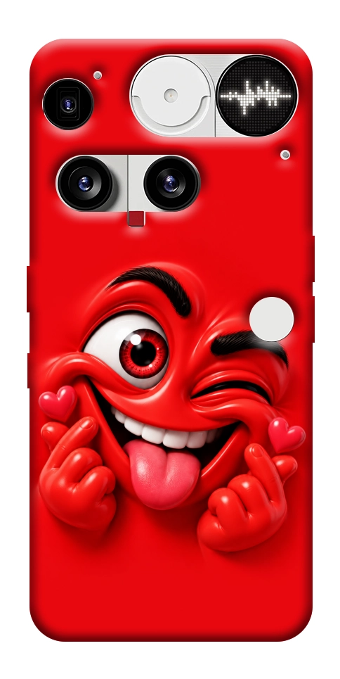 Чохол Червоний-сердцеїд для Nothing Phone (3)