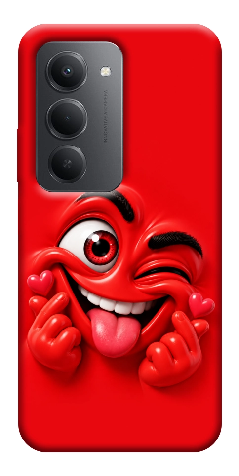 Чохол Червоний-сердцеїд для Xiaomi Redmi 15 (Europe version)