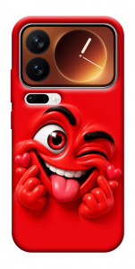 Чехол Червоний-сердцеїд для Xiaomi 17 Pro