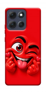 Чехол Червоний-сердцеїд для Motorola Moto G86 Power