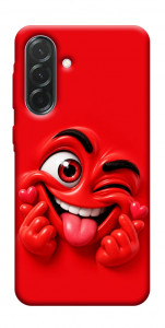 Чехол Червоний-сердцеїд для Galaxy A37 5G