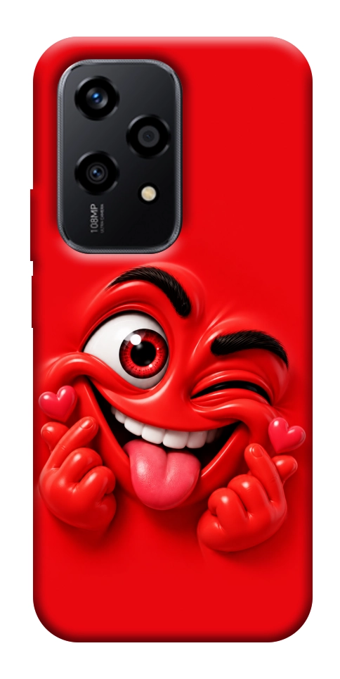 Чохол Червоний-сердцеїд для Huawei Honor 200 Lite