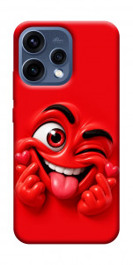 Чохол Червоний-сердцеїд для Oppo Reno 15