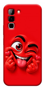 Чохол Червоний-сердцеїд для Infinix Hot 70