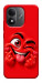 Чохол Червоний-сердцеїд для Xiaomi Redmi Note 17
