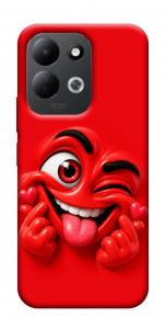 Чохол Червоний-сердцеїд для Xiaomi Redmi 17