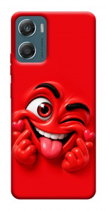 Чохол Червоний-сердцеїд для Motorola Moto G06