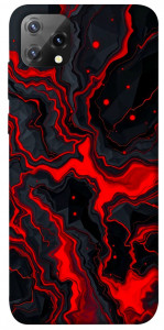 Чехол Black red marble для Blackview A55