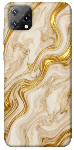 Чехол Liquid gold marble для Blackview A55