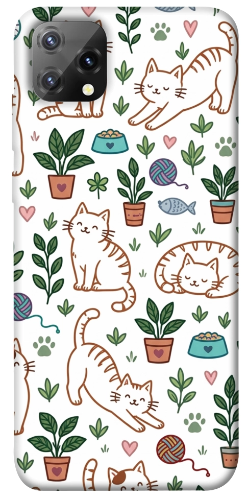 Чехол Cats pattern для Blackview A55