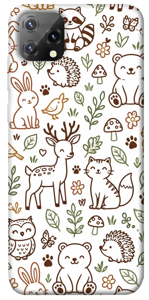 Чехол Wildlife pattern для Blackview A55