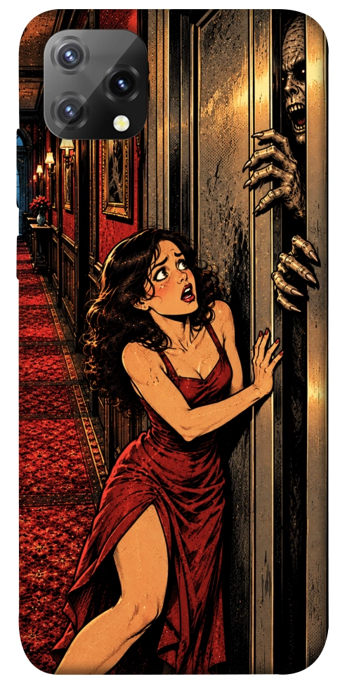 Чехол Scared woman для Blackview A55