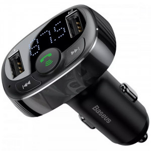 АЗП FM модулятор Baseus S-09A 10W (2USB-A) (CCMT)